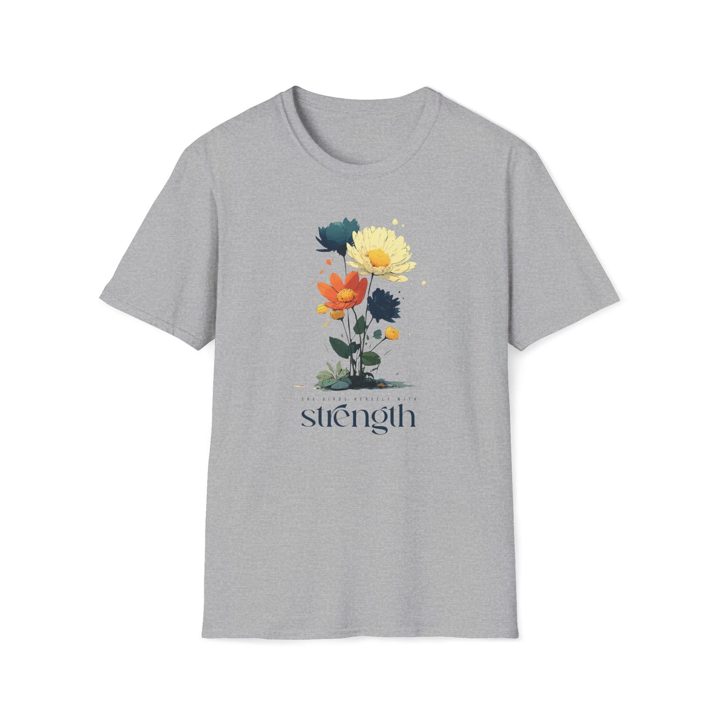 She Girds Herself With Strength T-shirt