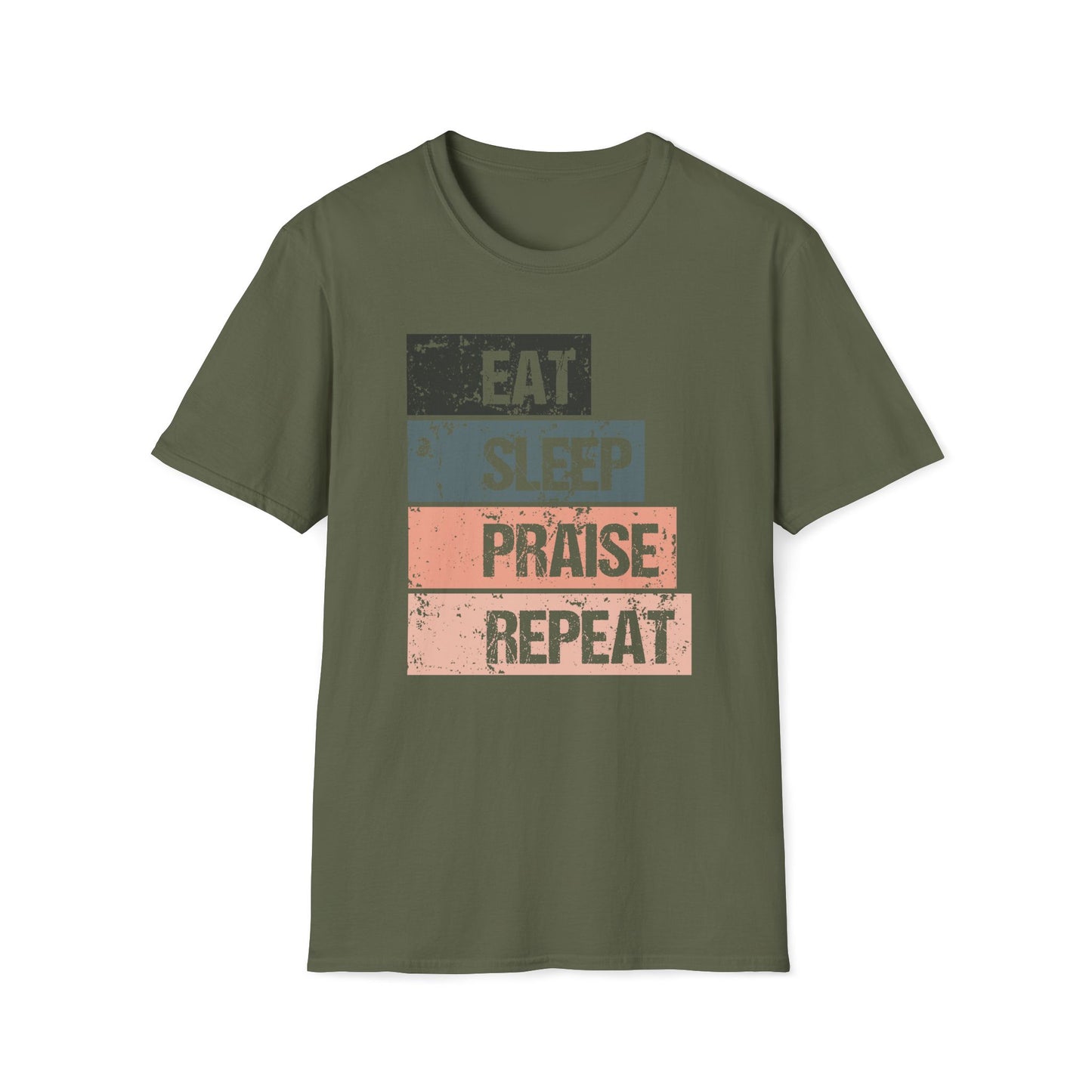 Eat Sleep Praise Repeat T-shirt