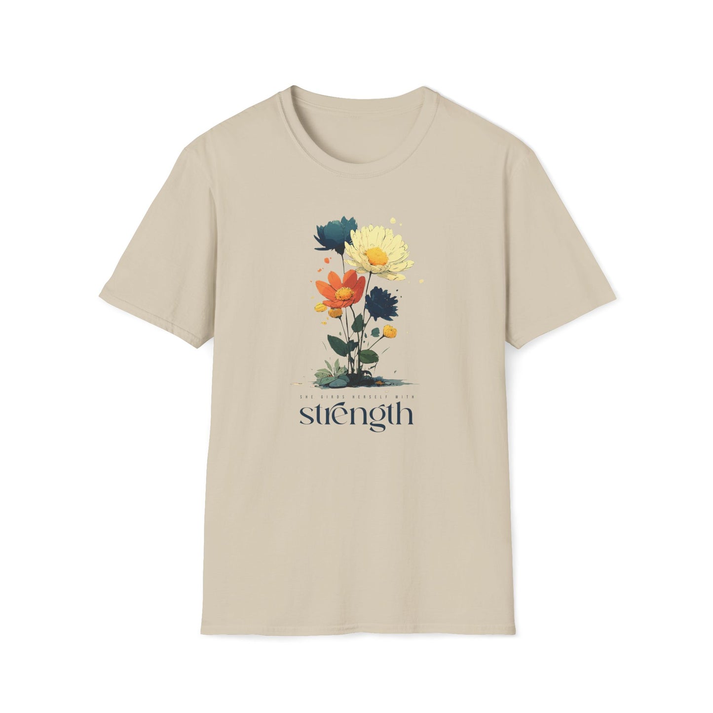 She Girds Herself With Strength T-shirt