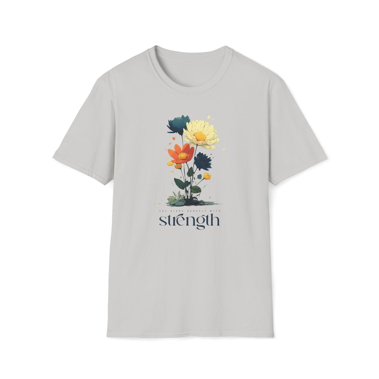 She Girds Herself With Strength T-shirt