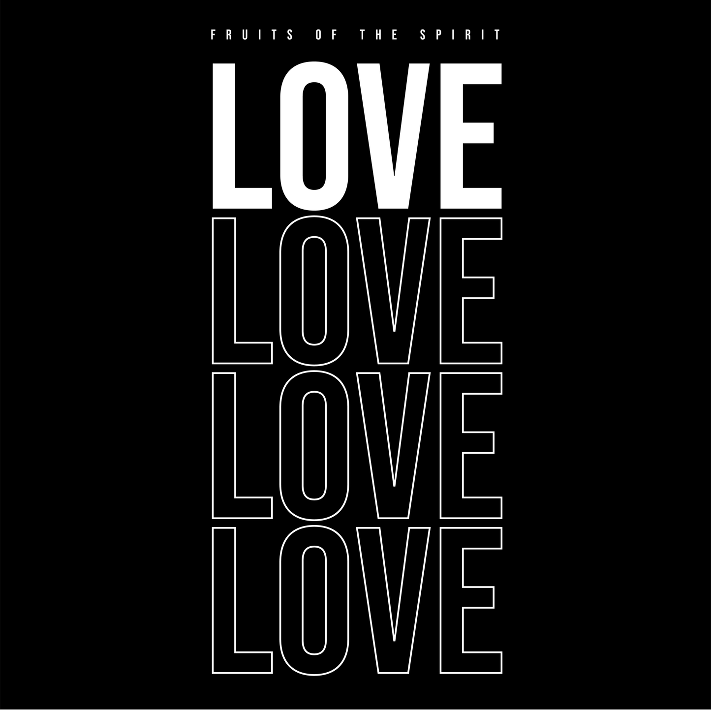 Fruits Of The Spirit T-shirt - Love II