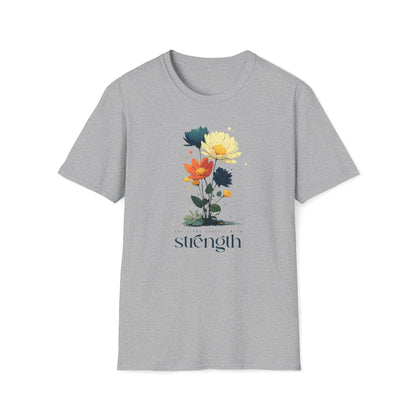 She Girds Herself With Strength T-shirt