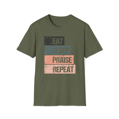Eat Sleep Praise Repeat T-shirt