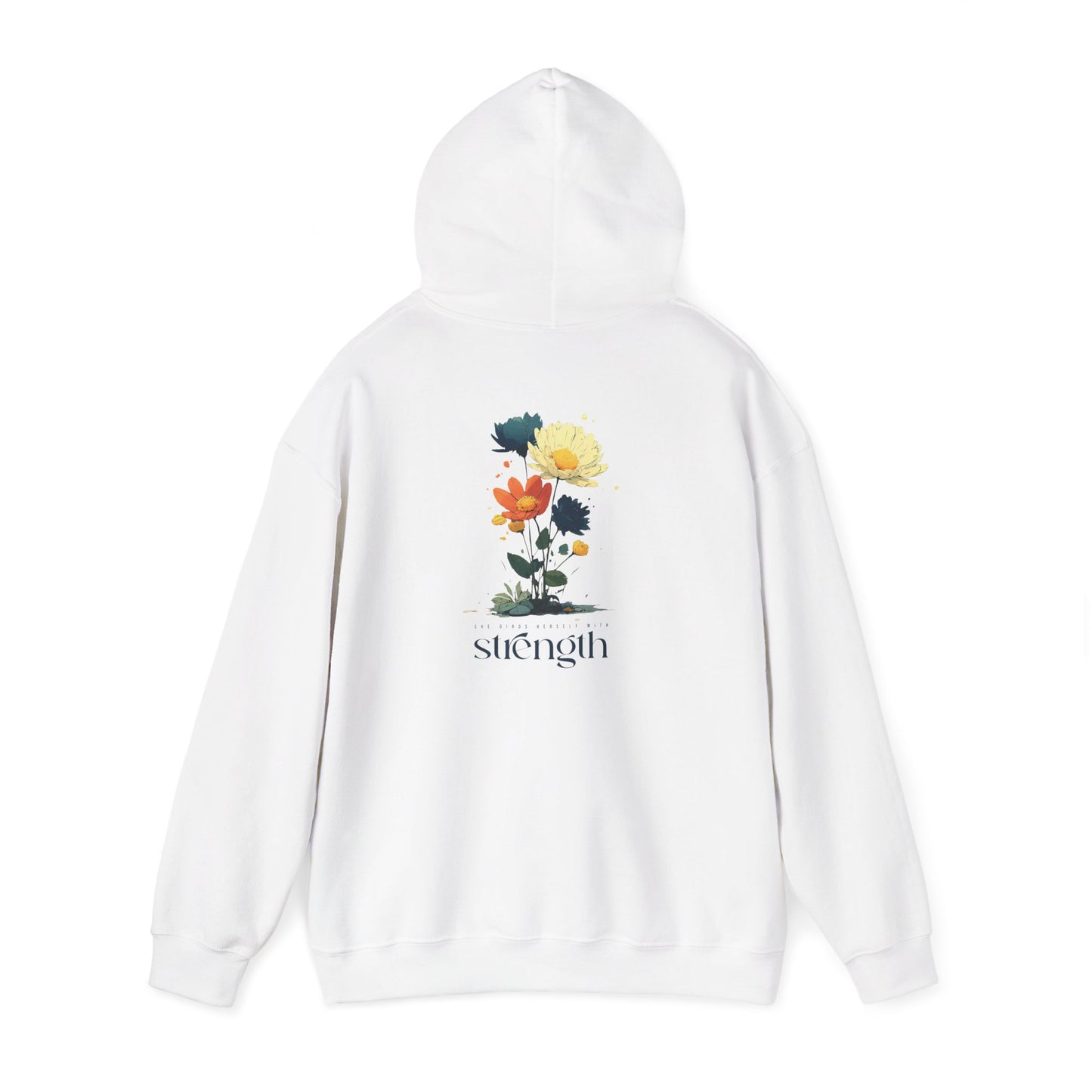 She Girds Herself With Strength Hoodie