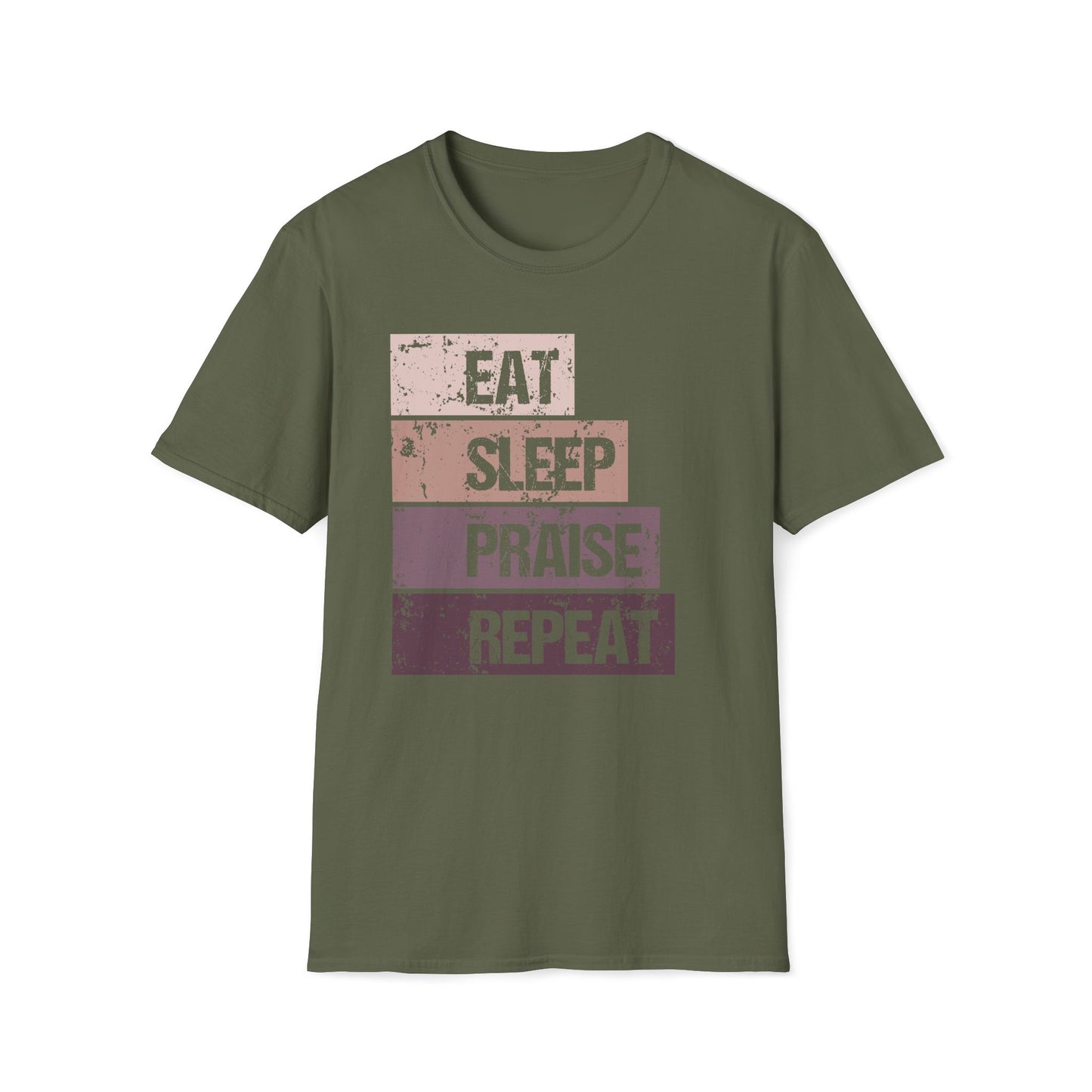 Eat Sleep Praise Repeat T-shirt III