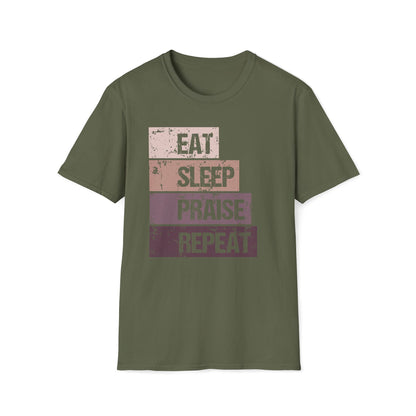 Eat Sleep Praise Repeat T-shirt III