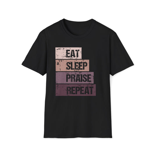 Eat Sleep Praise Repeat T-shirt III