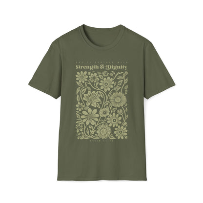 She Is Clothed With Strength & Dignity T-shirt