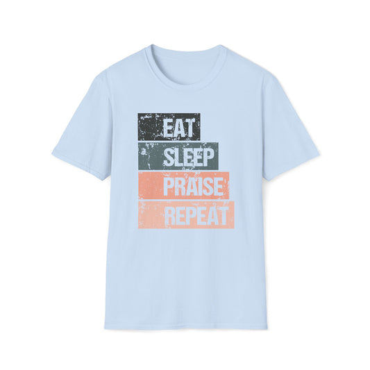 Eat Sleep Praise Repeat T-shirt