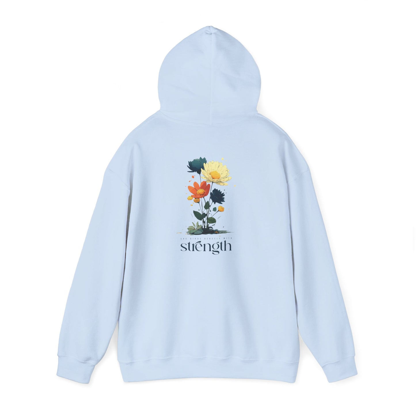 She Girds Herself With Strength Hoodie