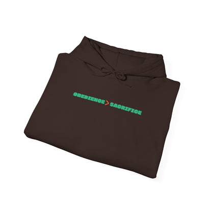 Obedience > Sacrifice Hoodie