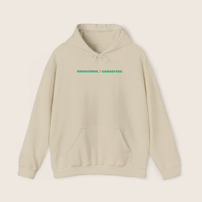 Obedience > Sacrifice Hoodie