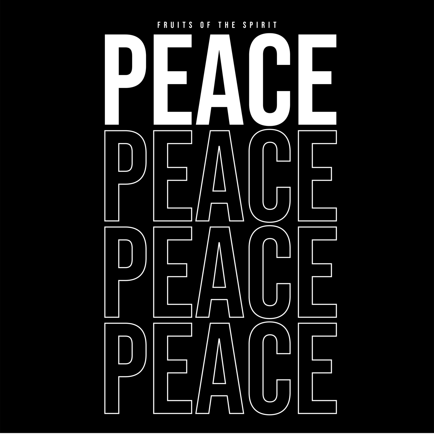 Fruits Of The Spirit T-shirt - Peace II
